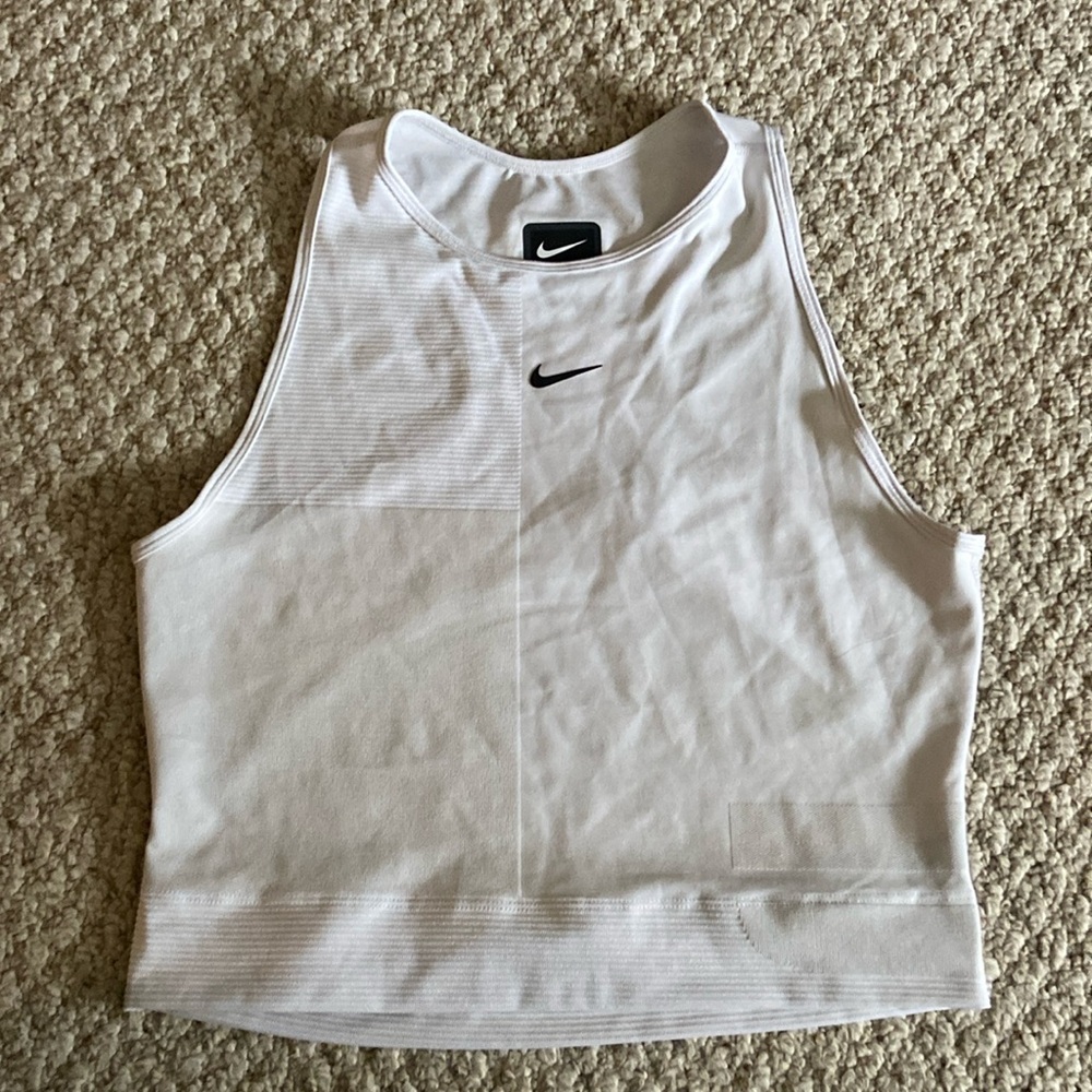 Fun, white Nike tank - never worn